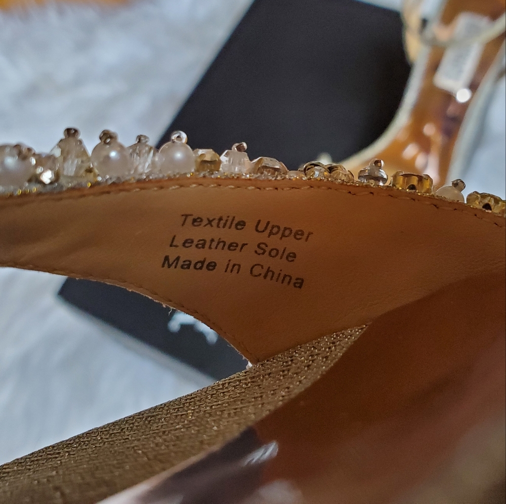 NIB Badgley Mischka 'Telissa' Kitten Heel Sandal, 5.5 - Picture 11 of 15